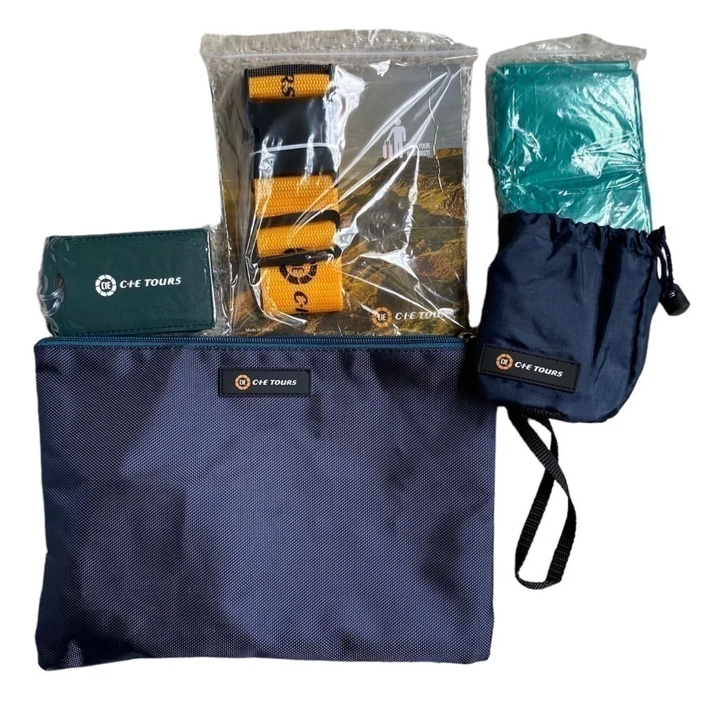 C.I.E Tours International Backpack with Extra Accessories, NWOT